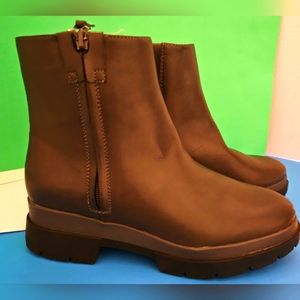 SOUL NATURALIZER Olivia Womens Zipper Mid-Calf Black Combat Boots Size 7.5 NWOB